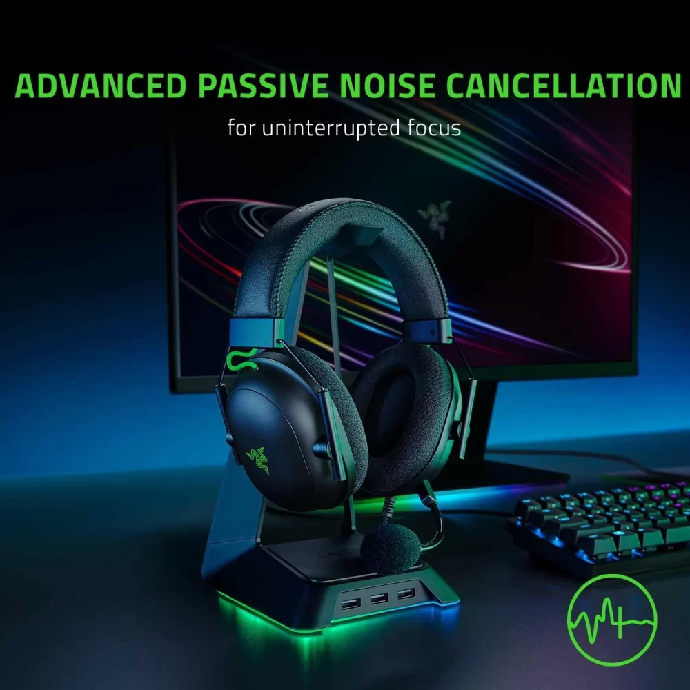 Razer BlackShark V2 audifonos 3.5MM USB RZ04-03230100-R3U1