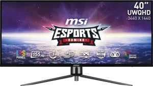 MSI Monitor para juegos de 40" 3440 x 1440 MAG401QR