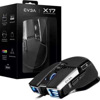 EVGA X17 GAMING MOUSE 8K EVM-903-W1-17BK-KR