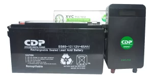 Combo Inversor / Ups Cargador Cdp Xvc-712 + 1 Batería 65ah XVC-712 y B-12-65