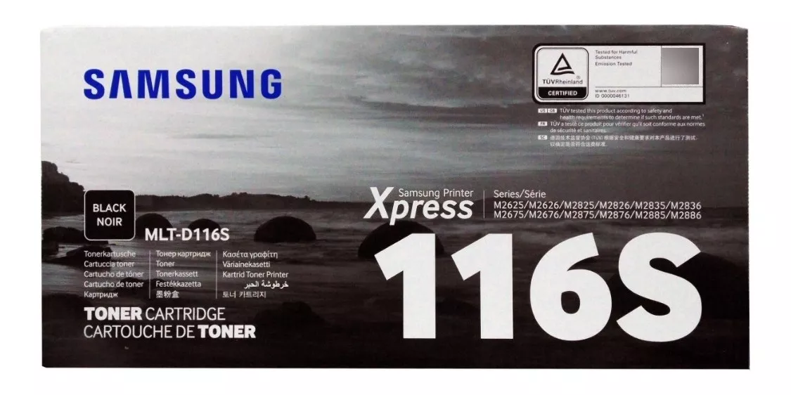 Samsung tóner negro 2.200 páginas MLT D116S MLT-D116S-XAP