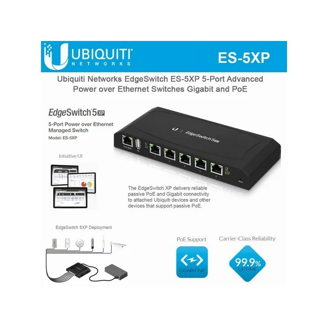 Ubiquiti Networks EdgeSwitch 5XP 5 puertos poe ES-5XP