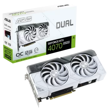 ASUS Dual GeForce RTX 4070 12GB DUAL-RTX4070S-O12G-WHITE