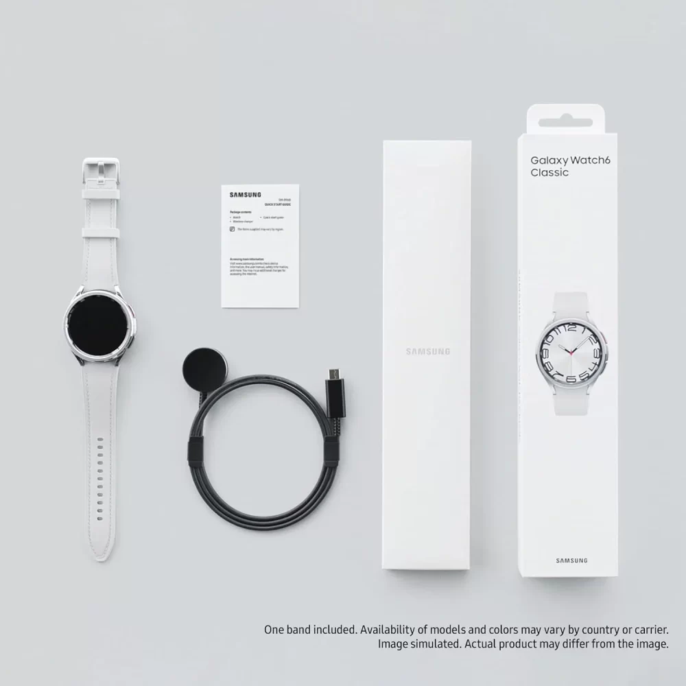 SAMSUNG GALAXY WATCH 6 CLASSIC 47MM SILVER 8806095054261