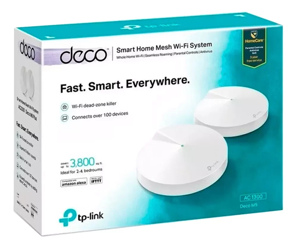 TP-Link Router Sistema Wi-fi Mesh Ac1300 Deco M5 Dual DECO M5 (2-PACK)