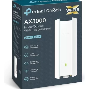 TP-Link EAP650: Punto de Acceso WiFi 6 AX3000 para Interiores (Alta Velocidad, Cobertura Amplia y Control Centralizado)