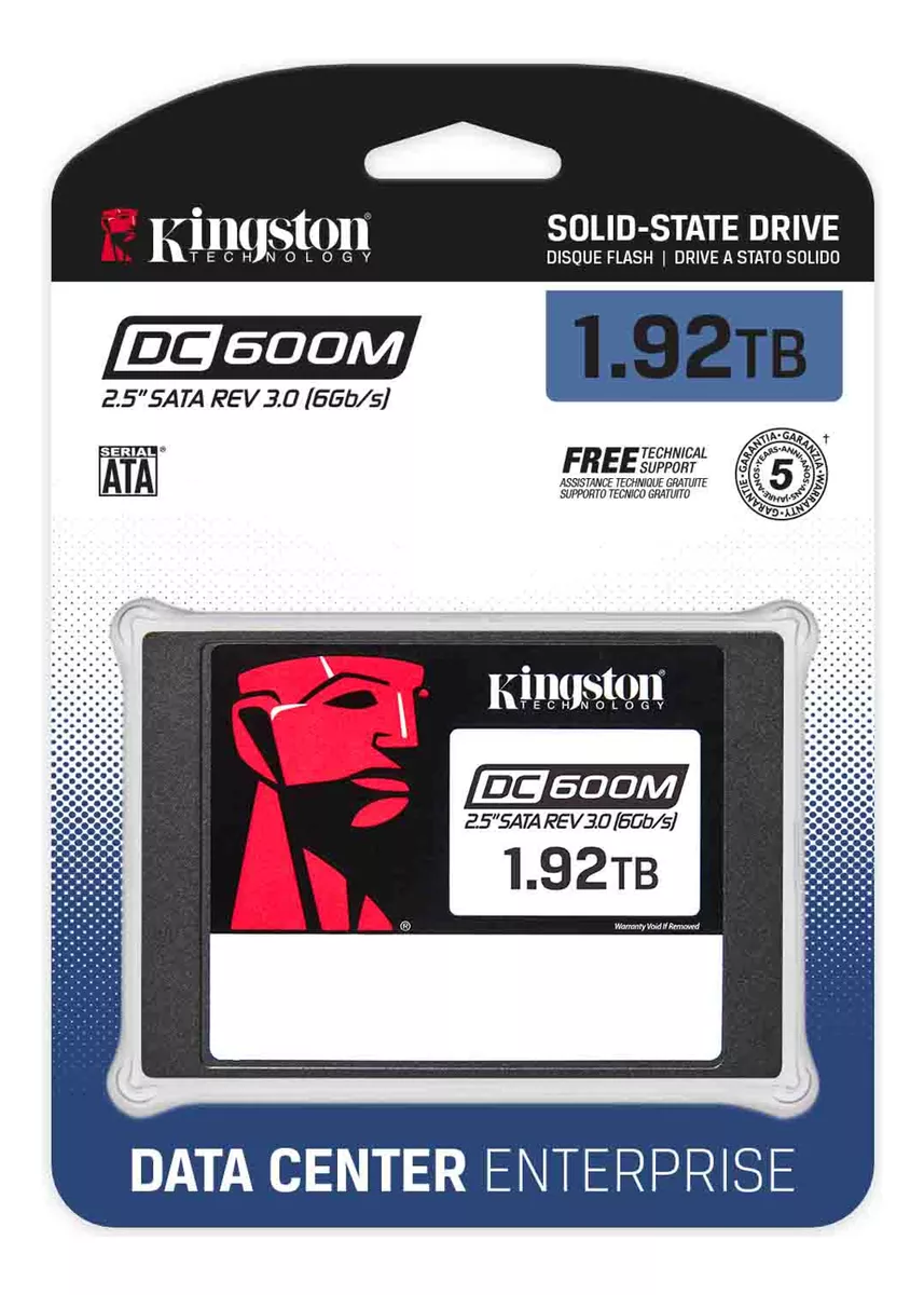 KINGSTON SSD empresarial SATA DC600M 2,5 1.92 TB SEDC600M/1920G