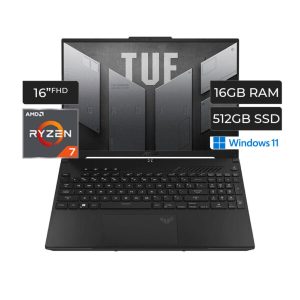 ASUS TUF GAMING A16 RYZEN 7 7735HS 16GB 512GB RX7700S 8GB FA617NT-A16.R77700