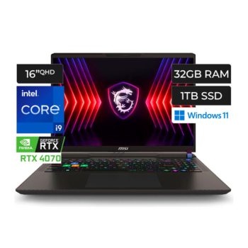 MSI VECTOR 16 HX I9 14900HX 32GB 1TB 16 QHD+ RTX 4080 8GB A14VGG-254US