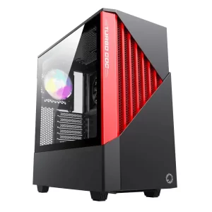 GAMEMAX CONTAC COC CASE MID TOWER NEGRO-ROJO CONTAC COC NEGRO