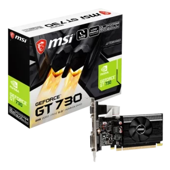 MSI GEFORCE GT730 2GB PCI-e 2.0/ VGA/ DVI/ HDMI N730K-2GD3H/LPV1