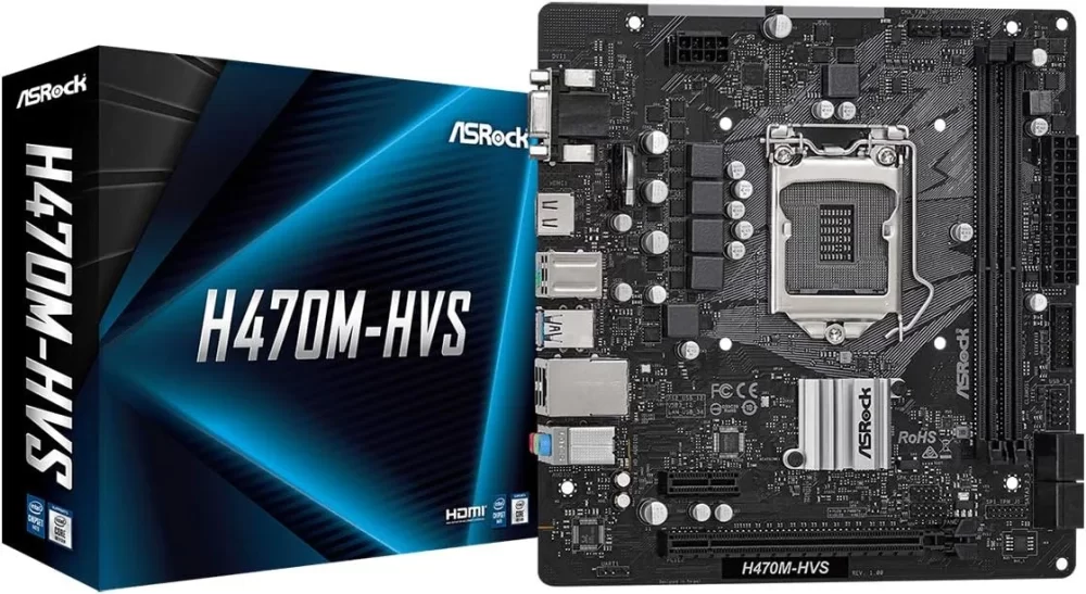 ASROCK H470M-HVS TARJETA MADRE 90-MXBG60-A0UAYZ