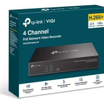 TP-LINK NVR1004H-4P Recorder VIGI NVR POE 4 CANALES NVR1004H-4P