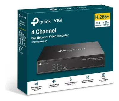 TP-LINK NVR1004H-4P Recorder VIGI NVR POE 4 CANALES NVR1004H-4P