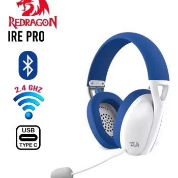 REDRAGON H848B IRE PRO AZUL BLANCO AUDIFONOS H848B