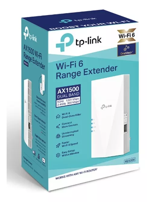 TP-LINK RE500X Extensor de Rango Wi-Fi 6 AC1500 RE500X