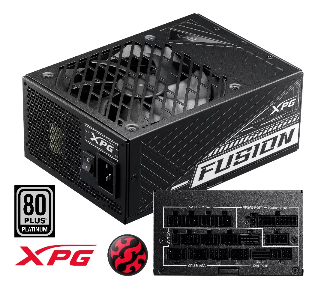 XPG FUSION1600W GAMING ATX/ 80+TITANIO FUSION 1600T