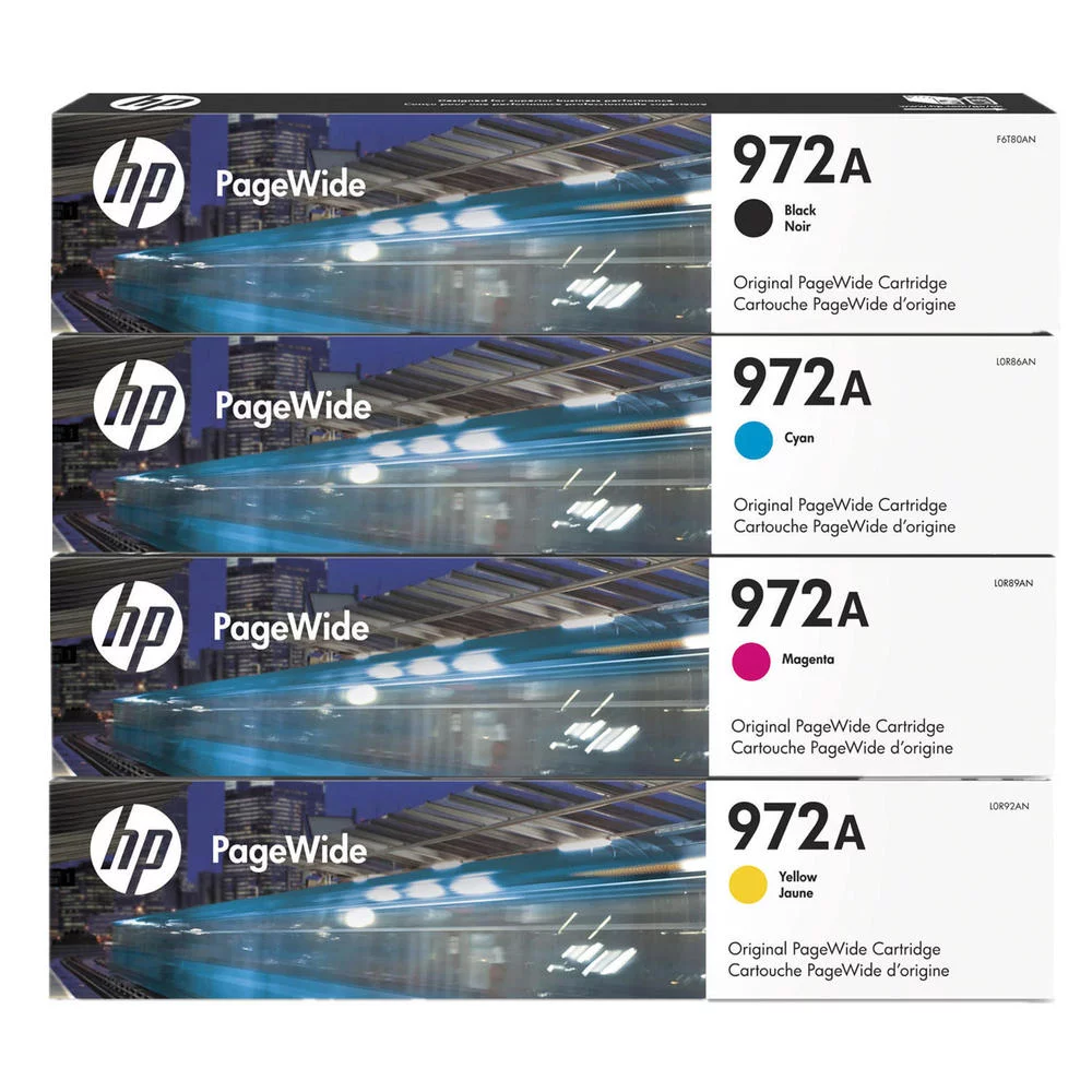 HP 972A Pagewide Cartucho Negro F6T80A