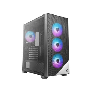 CASE AZZA AERO 480 ATX MID TOWER GAMING NEGRO CSAZ-480