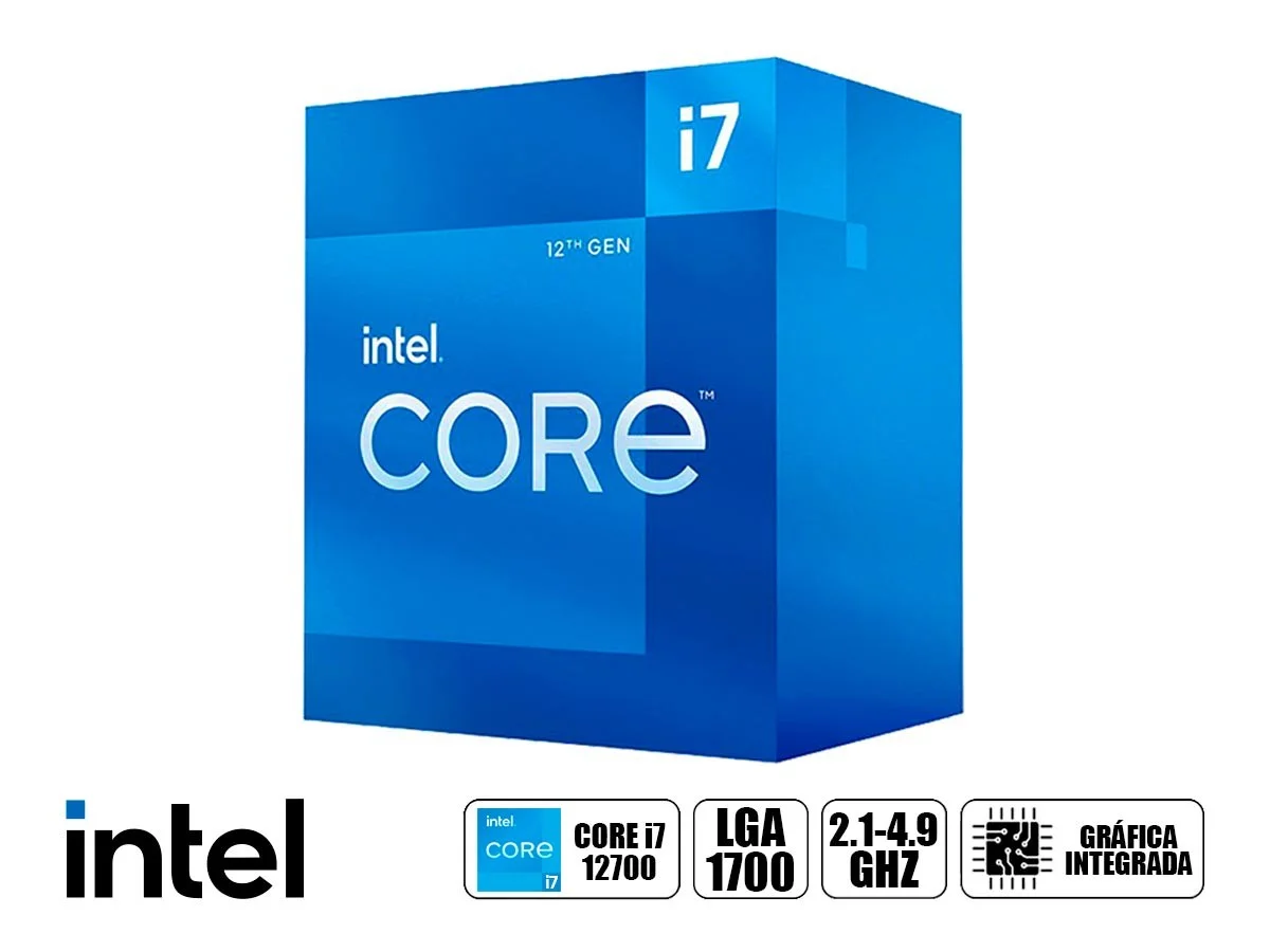 INTEL CORE I7-12700F 12th GENERATION 2.1GHz SOCKET 1700 BX8071512700F