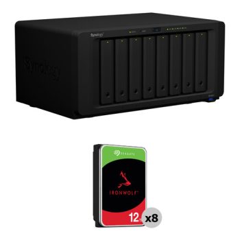 Synology 96TB DiskStation DS1821+ 8-Bay NAS SYDS1821P96K