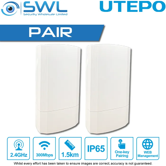 Utepo Outdoor CPE Wireless AP: 2.4G UBG3102-300