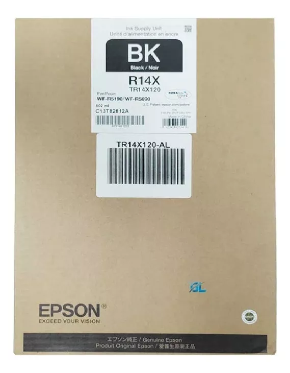 EPSON Tinta ELPLU146 (bolsa) Color Negro TR14X120-AL