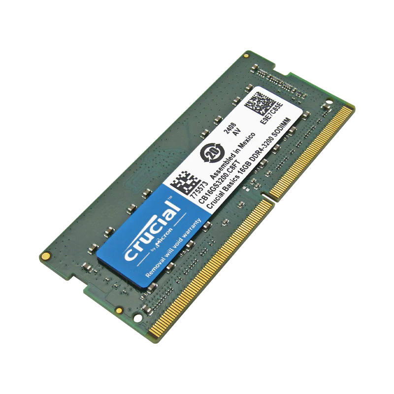 CRUCIAL Memoria 16GB DDR4-3200 SODIMM CB16GS3200