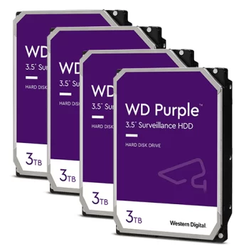 WD PURPLE Disco duro 3TB Videovigilancia WD33PURZ