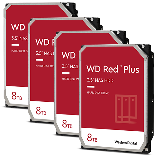 WESTERN DIGITAL DISCO DURO RED NAS PLUS 8TB SATA 3 WD80EFPX