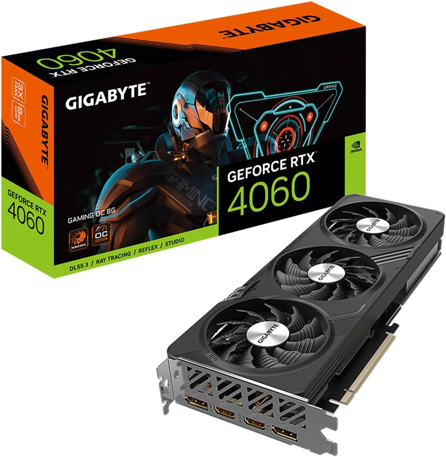 GIGABYTE GEFORCE RTX 4060 GAMING 8GB GV-N4060GAMINGOC-8D