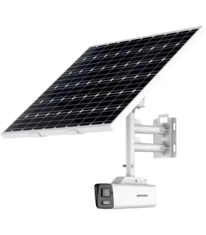 Hikvision 4K ColorVu Cámara IP Tubular 4G Panel Solar Kit DS-2XS6A87G1-L/C32S80