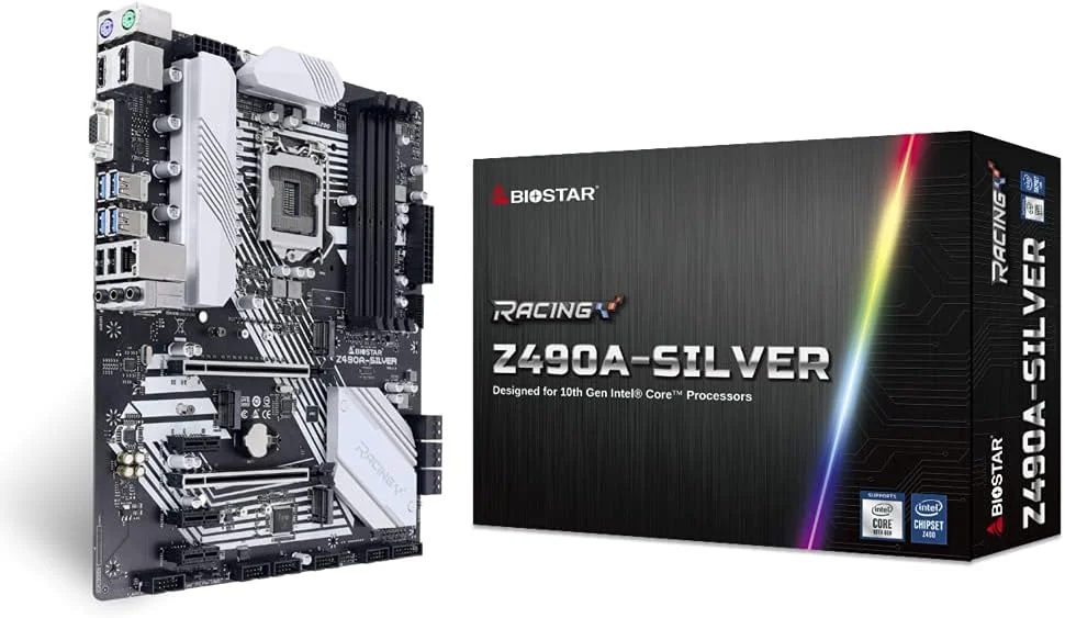 BIOSTAR Z49A ATX SOCKET LGA1200 Z490A-SILVER