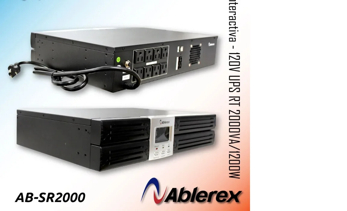 ABLEREX UPS INTERACTIVO 2000VA / 1200 WATTS AB-SR2000