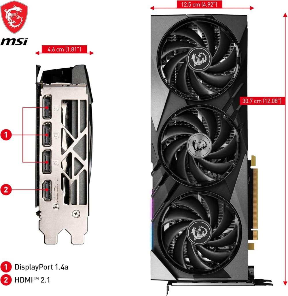 MSI RTX 4060 TI GAMING X SLIM 16GB GDDR6 912-V517-086