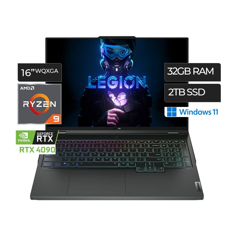 LENOVO LEGION PRO 7 16ARX8H RYZEN 9 7945HX 32GB 2TB RTX 4090 82WS003UUS