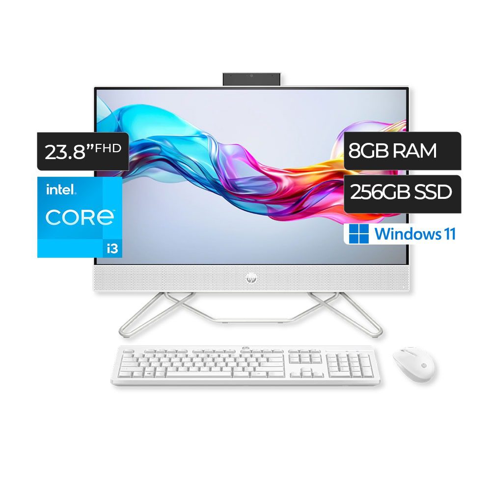 HP 23.8 "FHD All-in-One I3-1115G4 8GB 256GB 23.8 A14MHAA