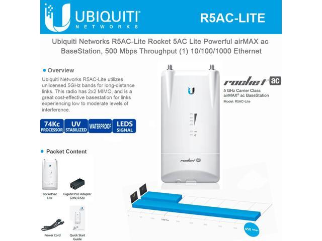 Ubiquiti Rocket M5 ac Lite de 5.8 GHz airMAX R5AC-LITE