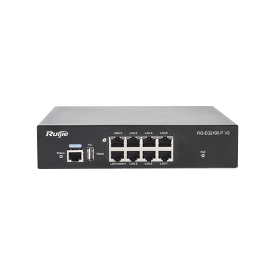 RUIJIE Router Administrable 8 Puertos Giga PoE+ RG-EG2100-Pv2