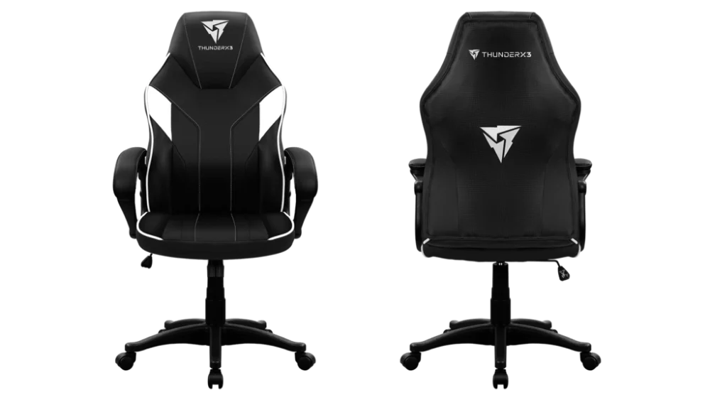 SILLA GAMER THUNDERX3 EC1 EC1-Black-White