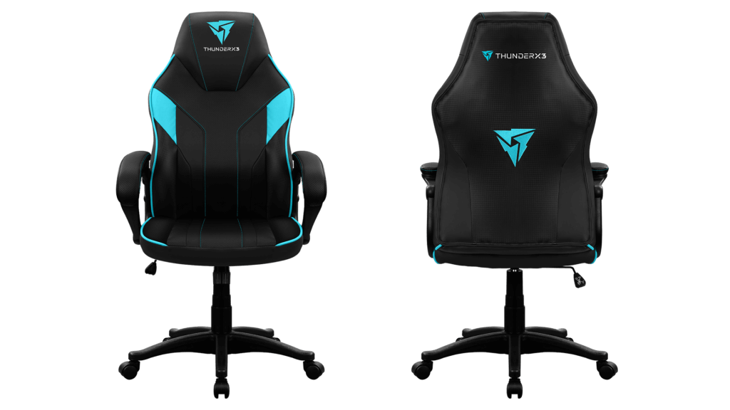 SILLA GAMER THUNDERX3 EC1 EC1-Black-Cyan