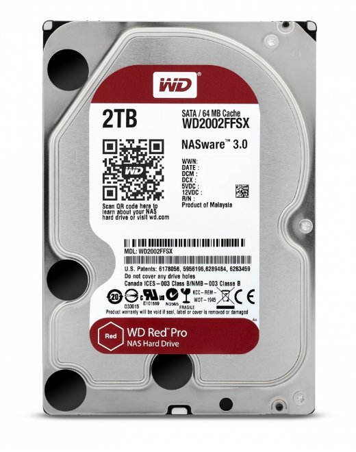 WESTERN RED NAS PRO 3.5" 2TB WD2002FFSX