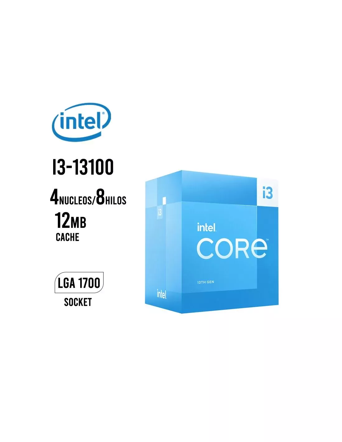 INTEL CORE I3-13100 FCLGA1700 BX8071513100