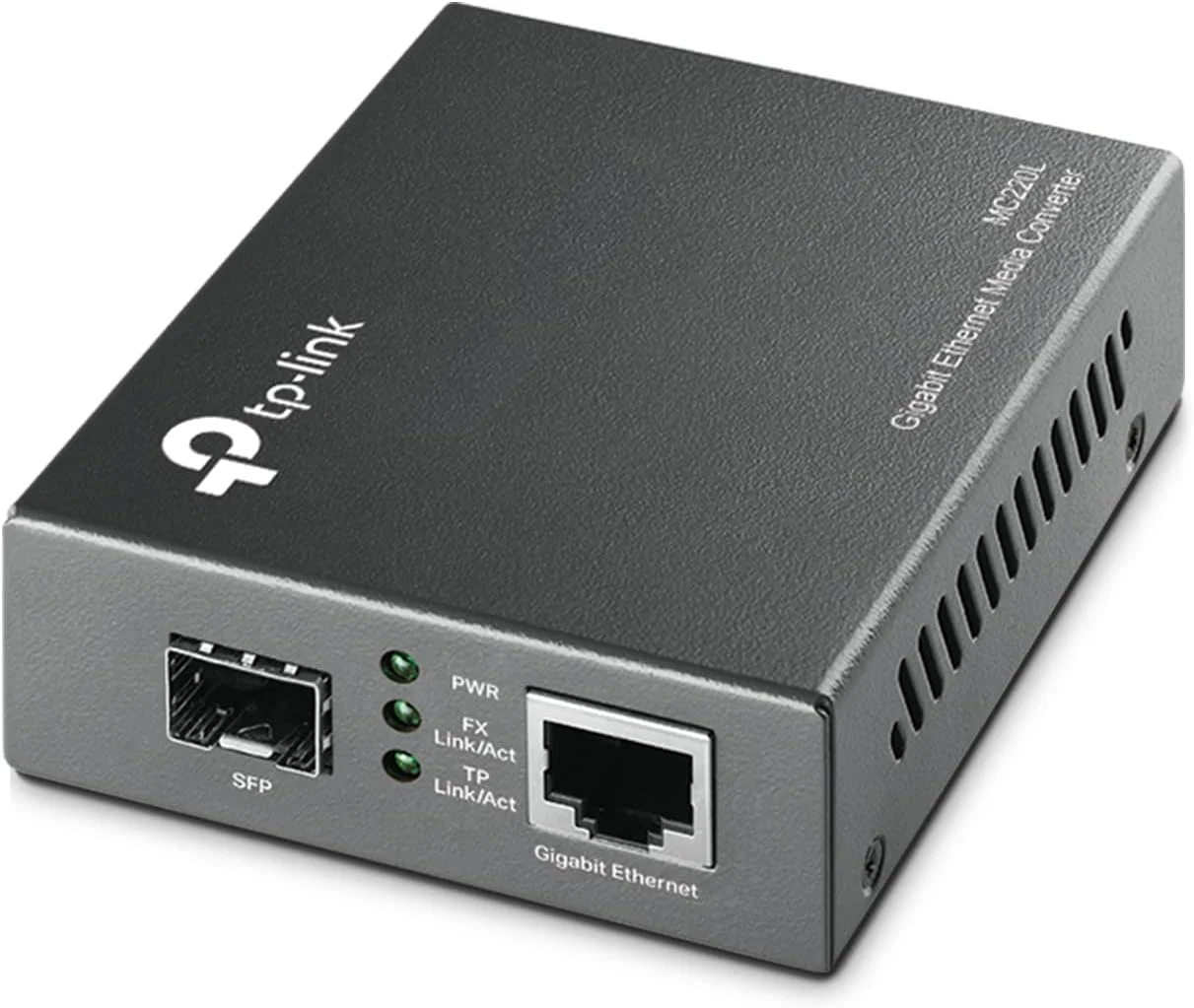 TP-LINK GIGABIT MEDIA CONVERTER FIBRA A UTP MC220L