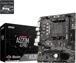 MSI A520M-A PRO SOCK AM4 A520 A520M-A PRO