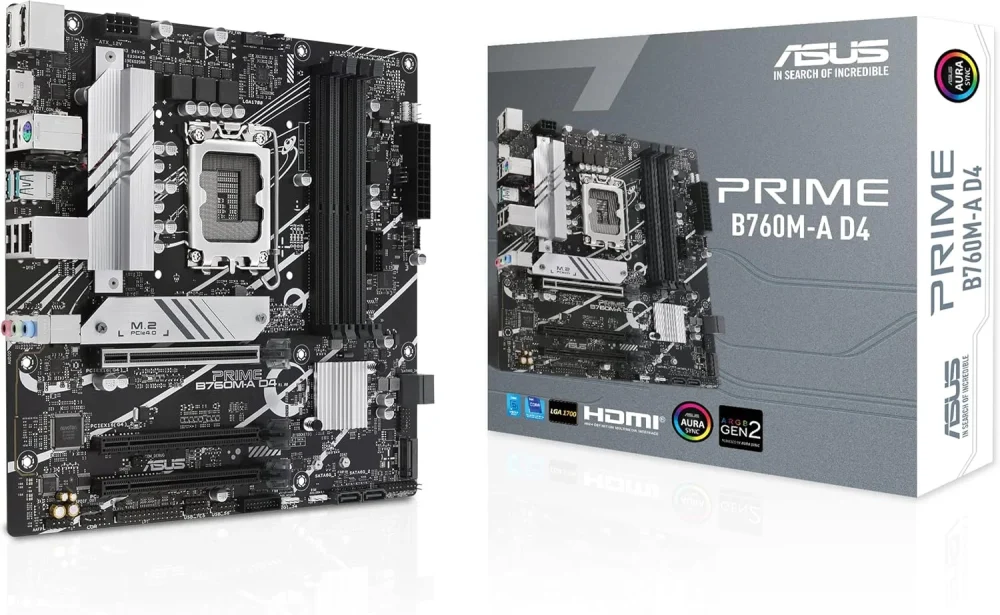 ASUS PRIME B760M-A D4 LGA1700 14TH 90MB1D00-M1EAY0