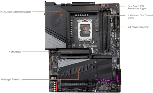 GIGABYTE Z790 AUROS X ELITE ATX LGA1700 Z790 A ELITE X WIFI7