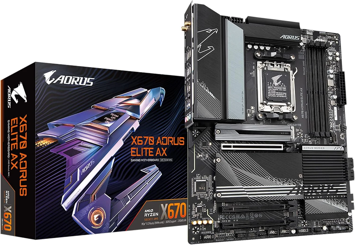 GIGABYTE X670 AORUS ELITE AX ATX AM5 X670 AORUS ELITE