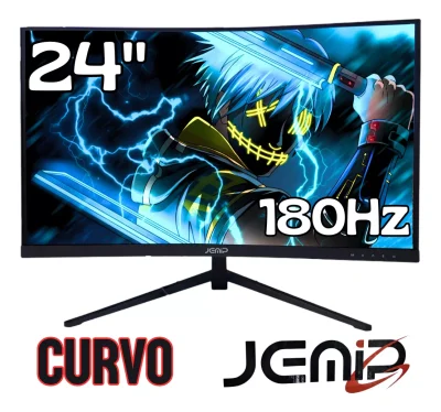 JEMIP 23.6" LED CURVO 180Hz HDMI-VGA JP180C-248G