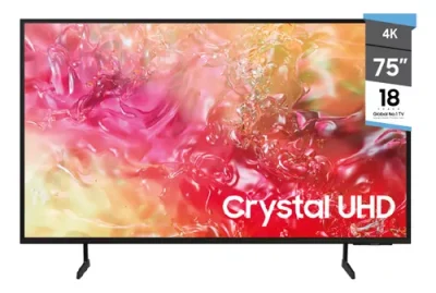 SAMSUNG TELEVISOR CRYSTAL 75" UHD 4K SMART UN75DU7000